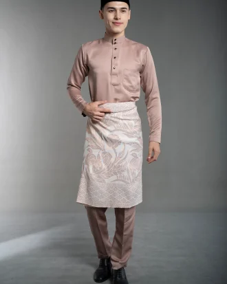 Baju Melayu Nude Brown