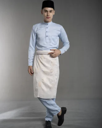 Baju Melayu Baby Blue